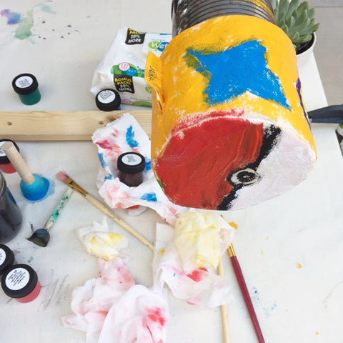 Blank Canvas Hanging Planter