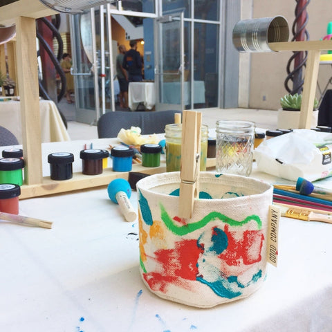 Blank Canvas Hanging Planter