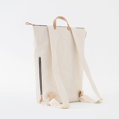 Minimalist Canvas Day Pack | Natural