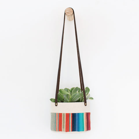 Medium Canvas Hanging Planters